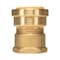 Quickfitting 1in Push-to-Connect x 1in FNPT Brass Female Straight Adapter Fitting LF832FR - alternate 2